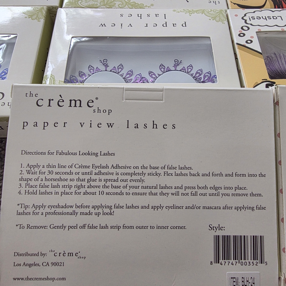 Assorted False Eyelashes Set. 24 Set - Picture 4 of 10
